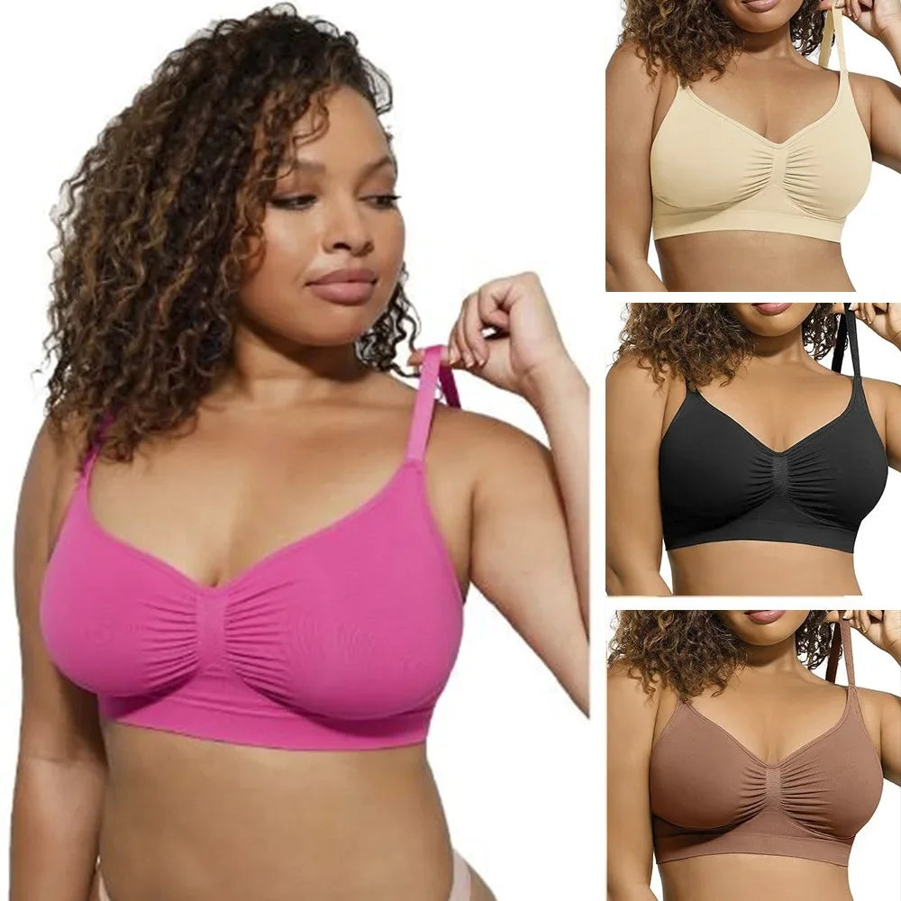 Women Yoga Bra Sport  Running Quick Drying Fitness Tops Padded Adjustable Seamless Bra