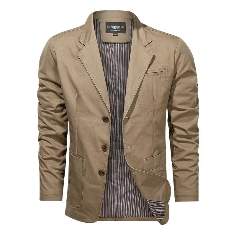 2025 Spring Autumn Blazers Men Fashion Slim Casual Business Handsome Suits Brand Men's Blazers Tops