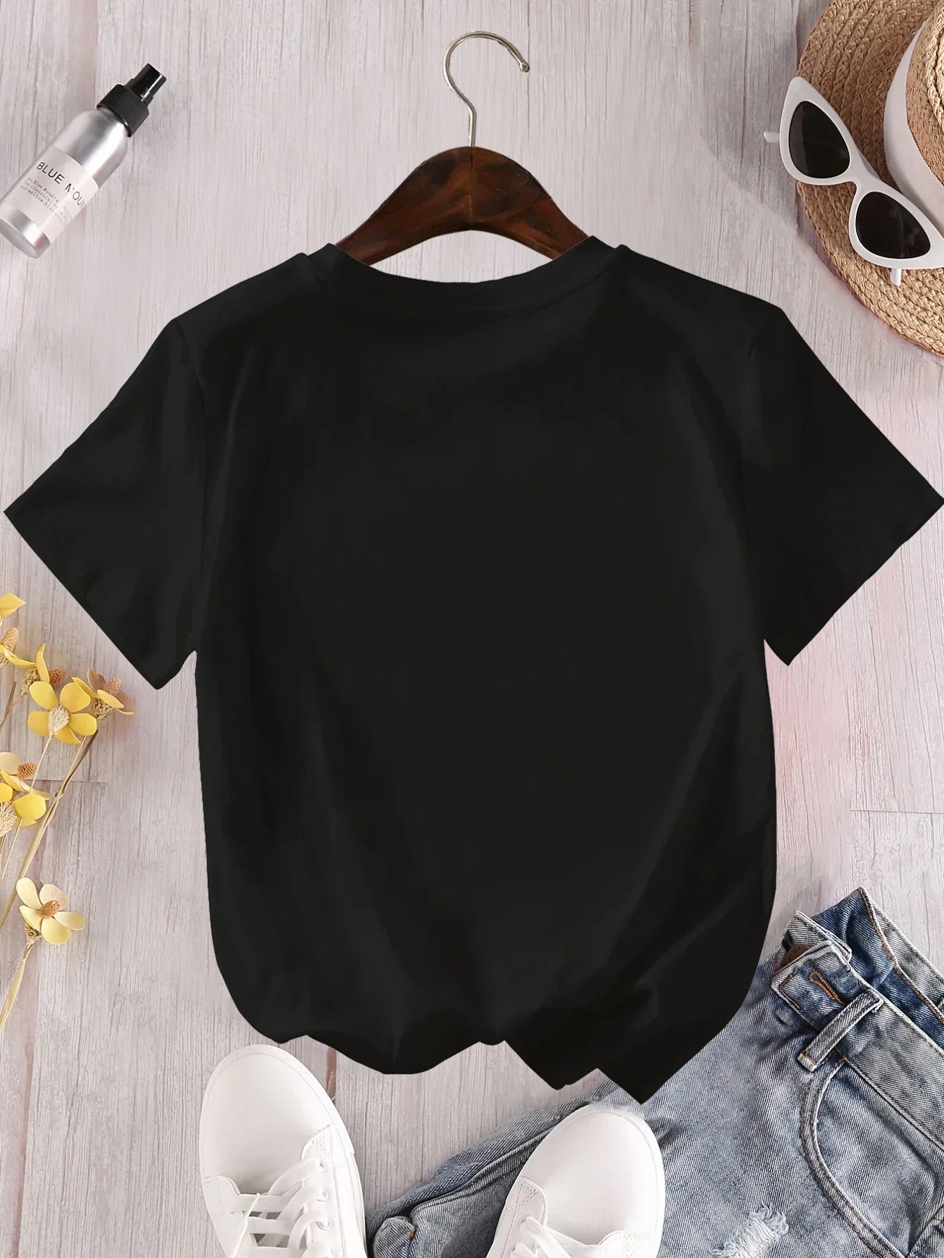 Women's Cartoon Graphic T-Shirts  Casual Crew Neck Short Sleeve Tops  Women's Clothing
