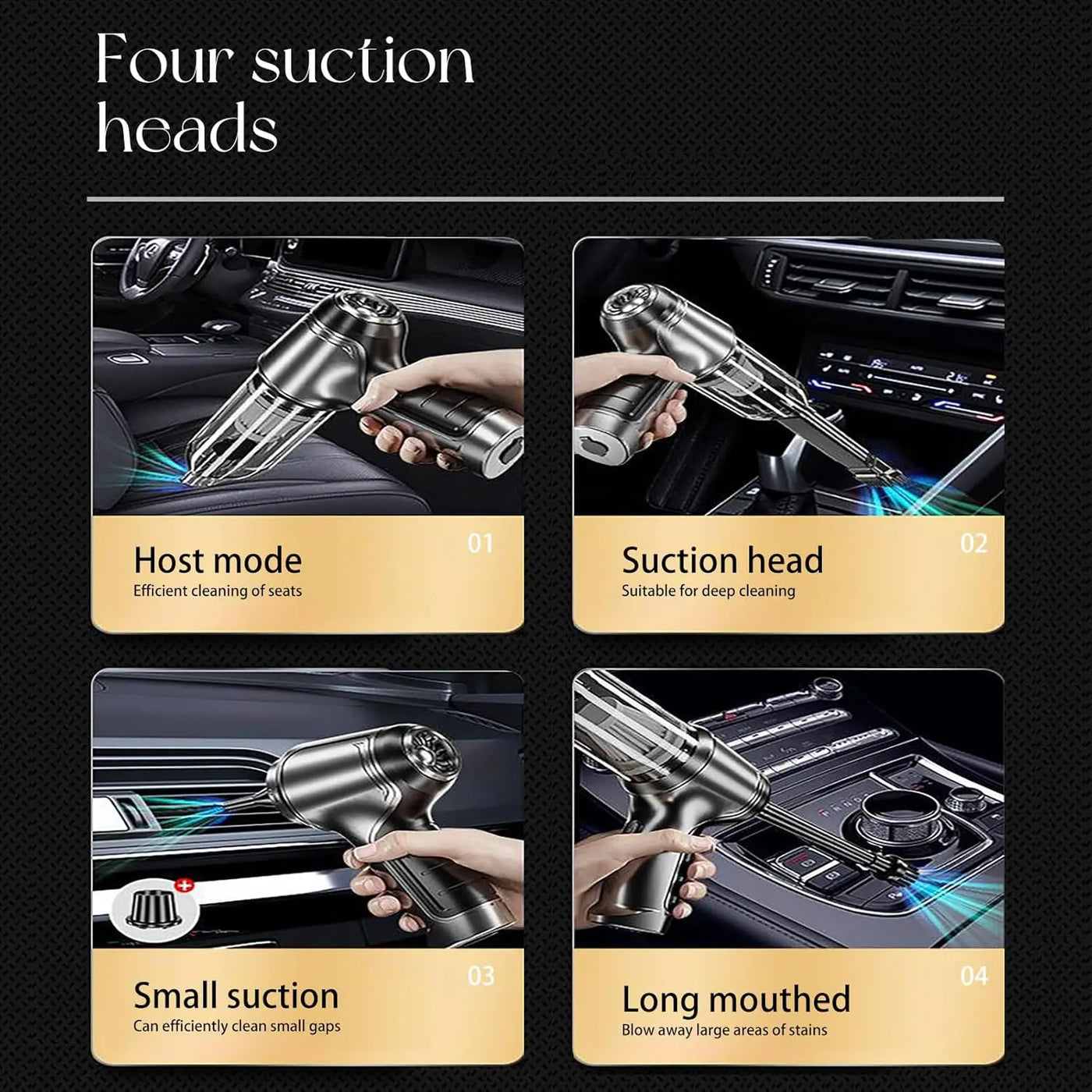 Portable Air Blower/Car Vacuum,3-in-1 Handheld Cordless Vacuum Cleaner,Portable Mini Car Vacuum Cleaner for Car&Home Cleaning
