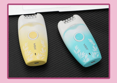 VGR 738 Women's Epilators Metal Hair Removal Machine Woman Usb C Shaver Woman Electric Finich Touch 37