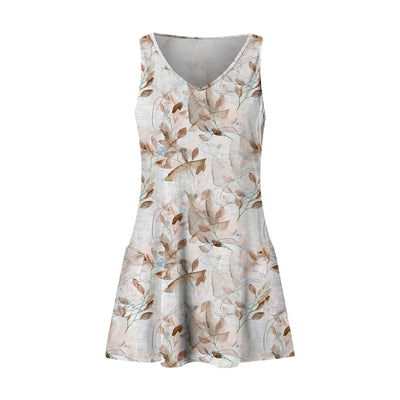 Dresses For Women 2024 Fashion Women'S Casual Print Summer Bohemian Beach Dress With Pockets V Neck Tank Dress Formal Dresses