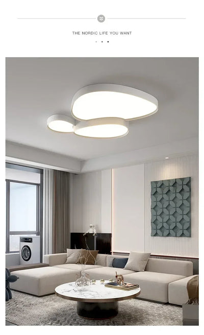 Modern LED Ceiling Lamp Simple Luxury Lighting for Living Room Bedroom Kitchen Cabinets Balcony Home Decor