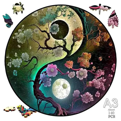 Fox Montessori Educational Toys for Children Wooden Puzzles Brain Trainer Children Games Animal Puzzle Toys Board Set Toy