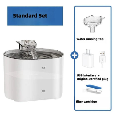 Pet water dispenser intelligent sensor cat water dispenser automatic circulation filtration water drinking  Australia Plug C004