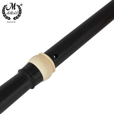 M MBAT ABS Flute Clarinet Recorder Soprano Long Flutes Baroque Recorder Fingering Musical Instrument Accessories Beginner Flute