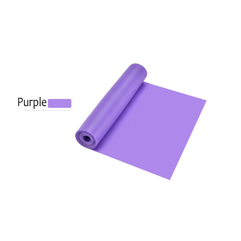 Resistance Bands Pilates Yoga Sport Training Fitness Exercise Home Gym Elastic Band Natural Rubber Latex Yoga Accessories