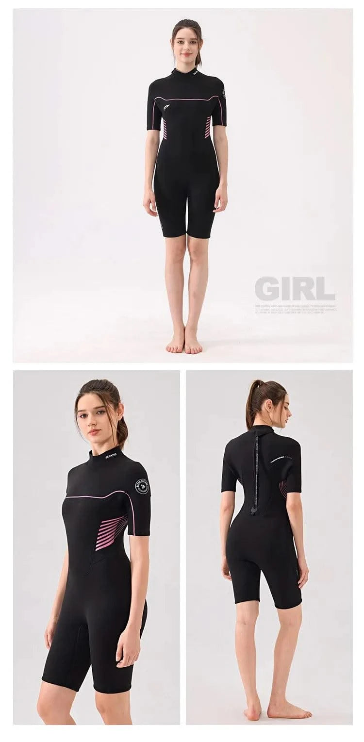 Wetsuit Shorts Women Men Diving Suit Underwater