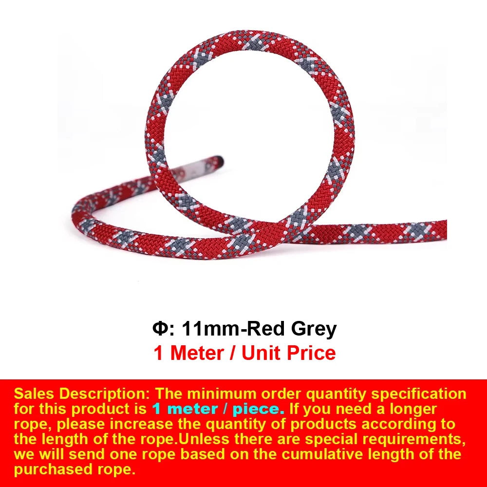 Φ:9mm-14mm,Static Ropes For Outdoor Climbing, High-Altitude Operation, Rapid Descent, Safety Rope, Various Specifications,P738