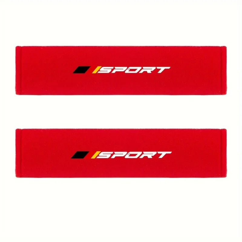 2 Pcs Soft and Comfortable Car Seat Belt Cushions, Personalized and Fashionable Seat Belt Cushions, Suitable for Vehicle Use