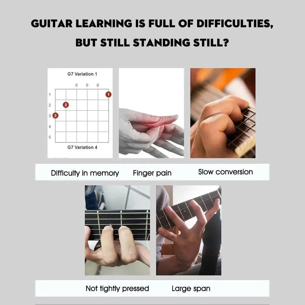 Guitar Auxiliary Artifact Folk Guitar Playing And Singing Chord Practice Automatic Transmission One Key Chord Player