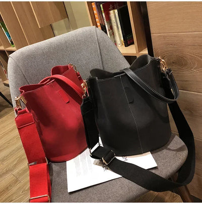 Designer Handbags Ladies Bucket Bag PU Leather Shoulder Large Capacity Crossbody Bags for Women High Quality New Tote Bag