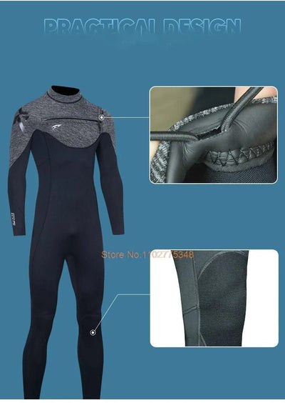 Wetsuits For Men Women Neoprene Surf Suit Wet Suit Chest Zip 3/2mm Full Body Dive Skins For Surfing Diving Snorkeling Kayaking
