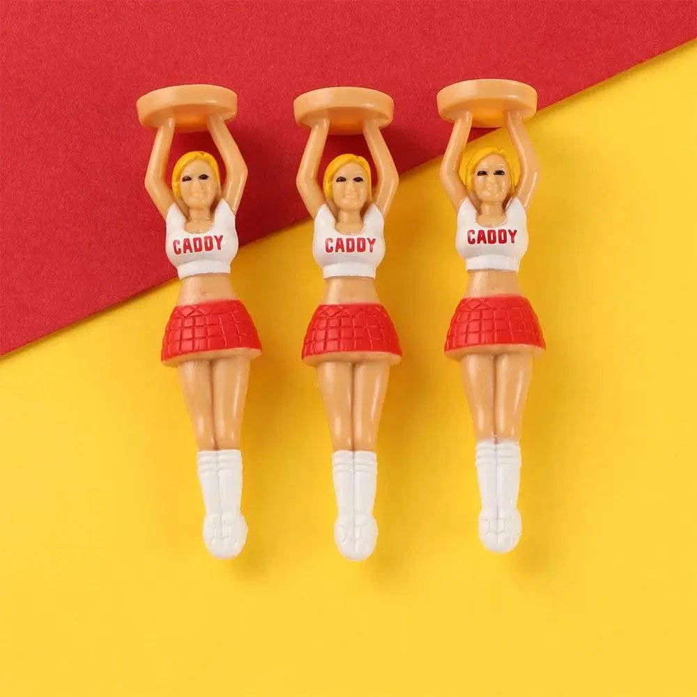 Accessories Novelty Golf Balls Standing Womens Girl Golf Tee Golf Ball Tees Lady Golf Tee Golf Ball  Holder Cheerleaders Tee