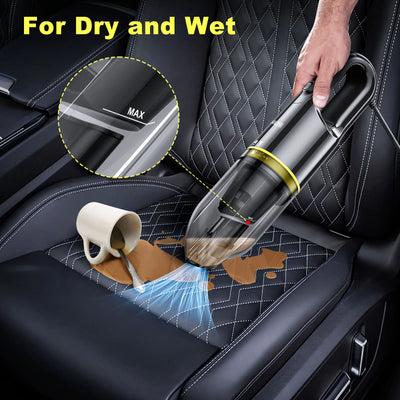 Portable Car Vacuum Cleaner with 8KPa Powerful Suction 16.4FT Cord 12V DC Power for Car RV Boat Trunk Interior Car Accessories