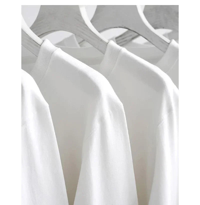Women T Shirts.100% Cotton Soft.Regular Fit,O-Neck Long Sleeve Tops Tees,Black White