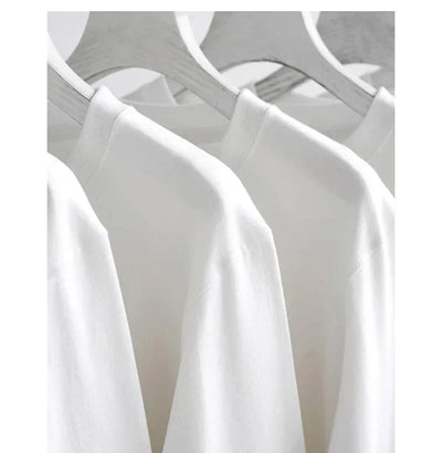 Women T Shirts.100% Cotton Soft.Regular Fit,O-Neck Long Sleeve Tops Tees,Black White