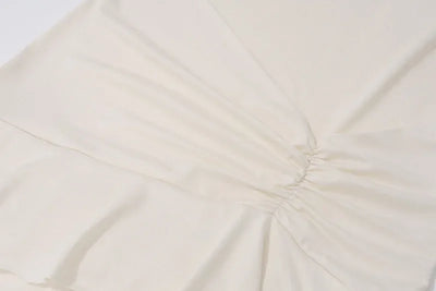 NIDANSSI White Strapless Backless Evening Party Dress Women Ruffle Robes Elegant Sexy Dress Bodycon Long Summer Dress Vestidos