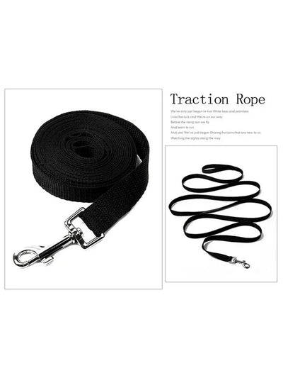 Nylon dog leash, pet dog long leash, tracking dog chain, cat leash, dog leash extended by 6 meters and 10 meters