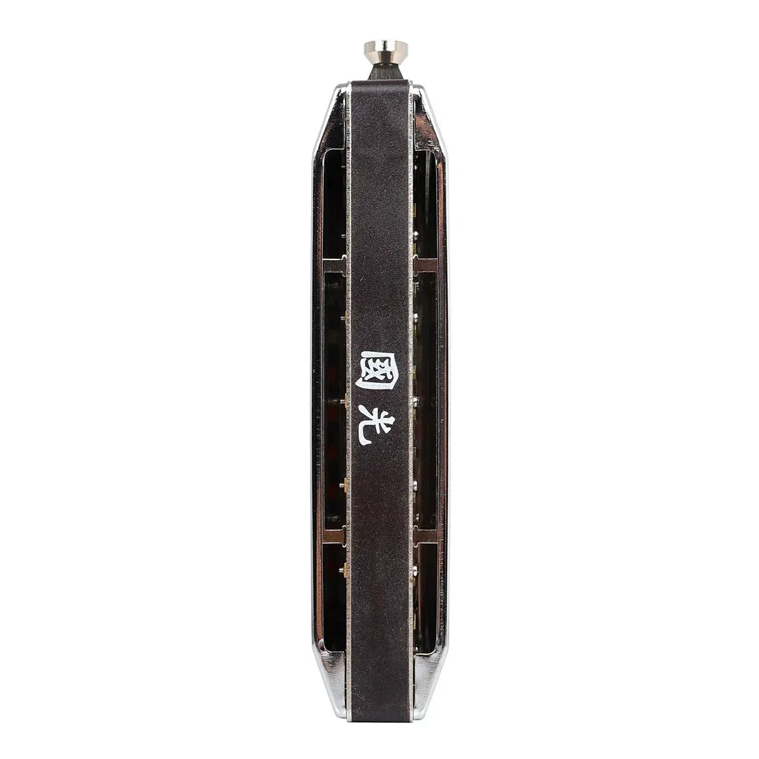 Professional Silver Chromatic Harmonica｜12-Hole 48 Tones w/Stainless Cover｜Guoguang Voice-Optimized｜Home Use for All Ages 🎶