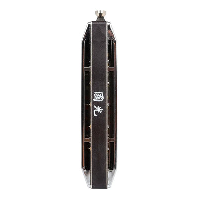 Professional Silver Chromatic Harmonica｜12-Hole 48 Tones w/Stainless Cover｜Guoguang Voice-Optimized｜Home Use for All Ages 🎶
