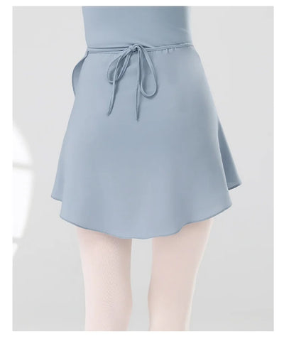 Women Girls Ballet Skirts Dance Short Skirts High Elastic Skirt Ballerina Adult  Ballet Dancing Dress lace Up Chiffon Skirt