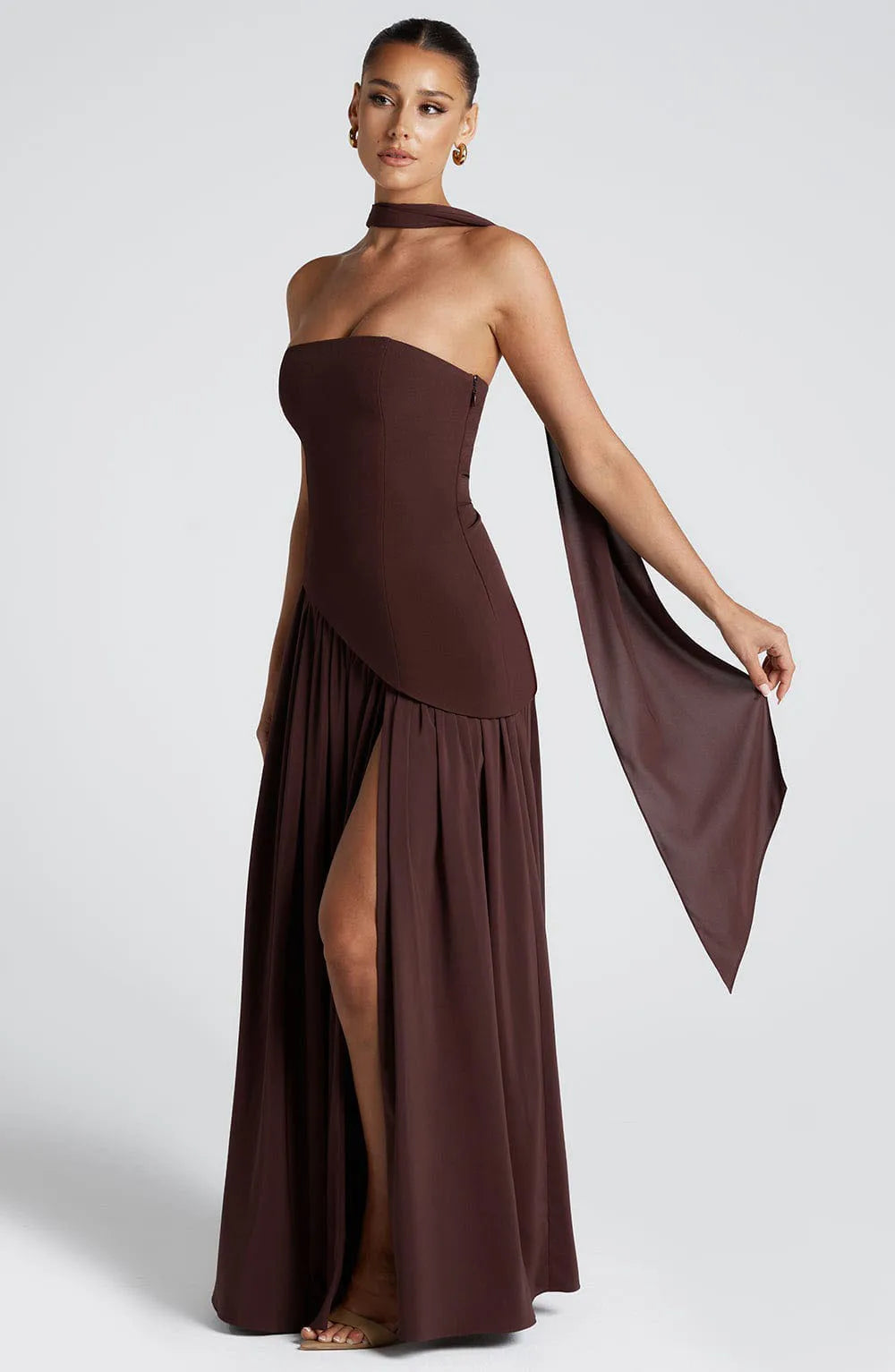 Dresses Summer Women's Chic Tube Top Hanging Neck Holiday Dress Women's Street Fashion Party Long DressFashionable temperament h