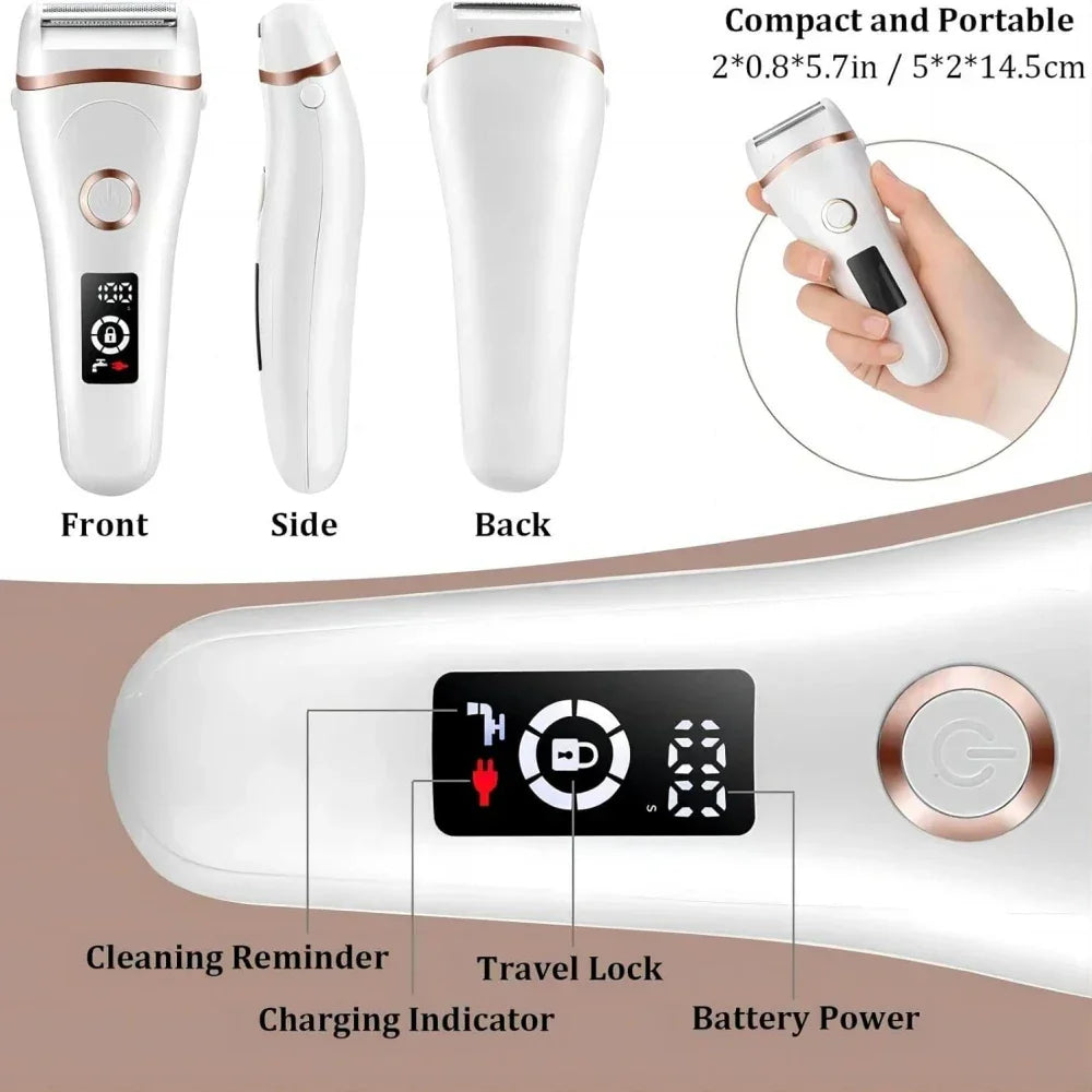 Electric Razors for Women Face Shaver Facial Hair Removal Painless Shaving Knife Body Trimmer for Arm Hands Leg Bikini Epliator