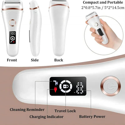 Electric Razors for Women Face Shaver Facial Hair Removal Painless Shaving Knife Body Trimmer for Arm Hands Leg Bikini Epliator