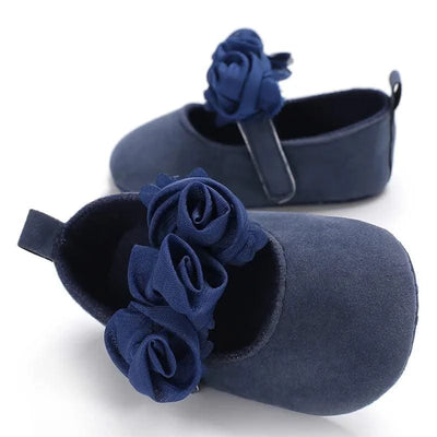 Children's Soft-Soled Flat Shoes With Design | Baby Shoes For All Seasons 0-1 Year Old |Girls Princess Shoes | First Walkers