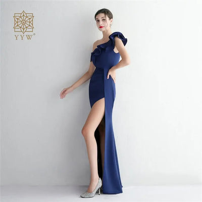 Long Wedding Godmother Dress Evening Woman Party Stain Dresses Burgundy Sexy Mermaid Maxi Ball Gown Luxury Dress Birthday Gown