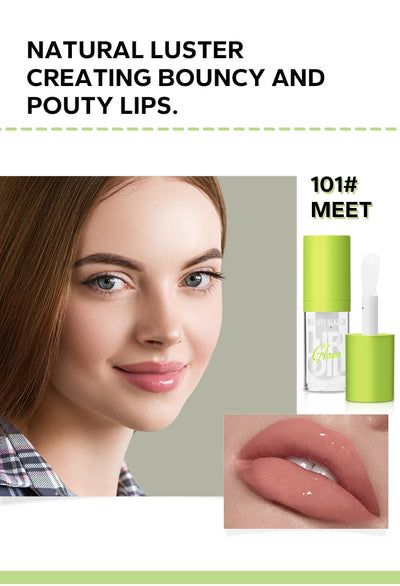 Beauty Glazed Rare Bright Lustrous Lip Essence Moisturizing Shine Shimmer Plumping Lip Tint  Care Oil Gloss for Lip Enhancement