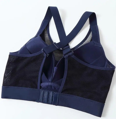 Breathable Women's High Impact Wireless Sports Bra Full Coverage Active Racer-back Workout Underwear Sportswear 36 38 40 C D E F