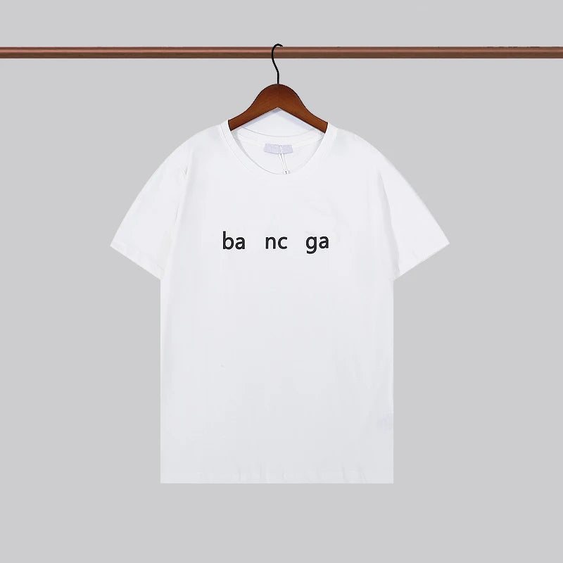 Mens Designer Clothing Famous T Shirt Letter Print Round Neck Short Sleeve Black White Fashion Men Women T Shirts S-3XL 4XL