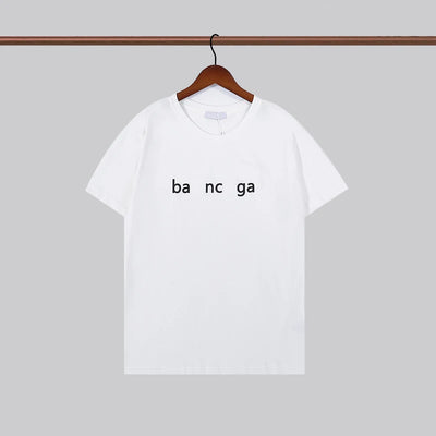 Mens Designer Clothing Famous T Shirt Letter Print Round Neck Short Sleeve Black White Fashion Men Women T Shirts S-3XL 4XL