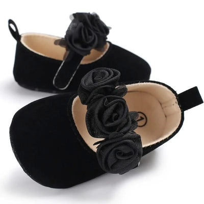 Children's Soft-Soled Flat Shoes With Design | Baby Shoes For All Seasons 0-1 Year Old |Girls Princess Shoes | First Walkers