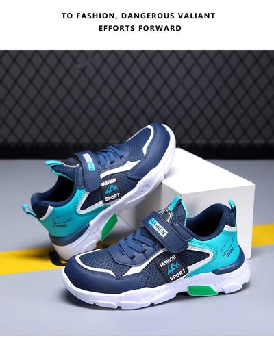 Children Casual Sports Shoes for Boys Breathable Summer Kids Hook&Loop Students Girls School Running Kids' Outdoor Sneakers