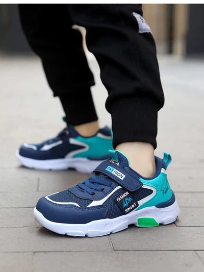 Children Casual Sports Shoes for Boys Breathable Summer Kids Hook&Loop Students Girls School Running Kids' Outdoor Sneakers
