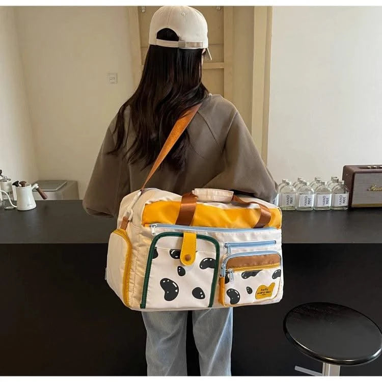 Women's Fashionable and Lightweight Boarding Bag for Maternity, Business, Yoga