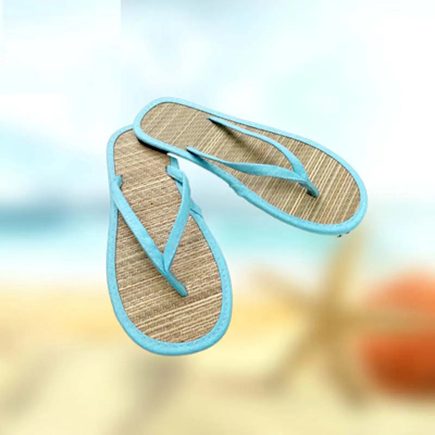 Fashion Women Flip Flop Flat Sandals Summer 2025 Silent Rattan Comfortable Beach Slippers Casual Minimalist Thong Sandals
