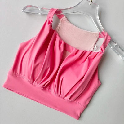 Sports Bra for Women Running Gathering Small Breasts to Show Off Big Fashion Sexy I-shaped Yoga Vest Quick Drying Fitness Bra