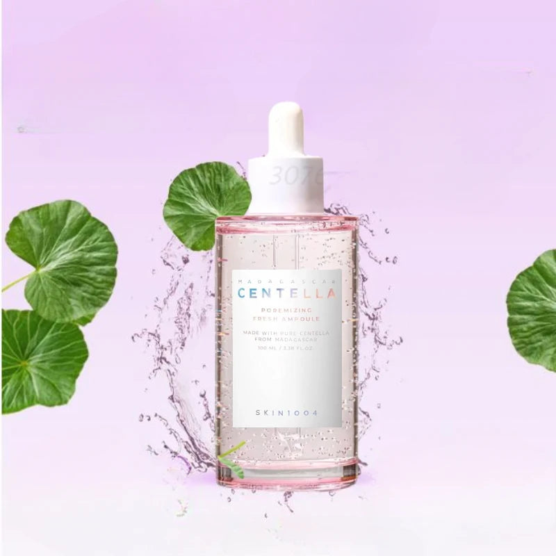 Centella Poremizing Fresh Ampoule Pink Salt Essence Liquid Face Pore Care Facial Serum Soothing Moisturizing Beauty Skincare