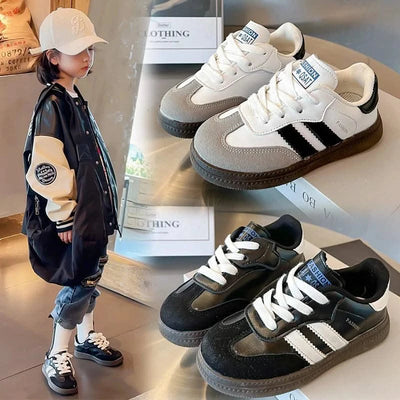 Spring New Children's Sports Training Shoes Boys Girls Ethical Training Fashion Sneakers Children's Soft-soled Casual Skates