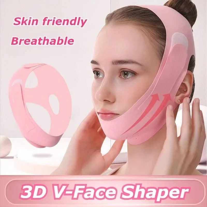 New Reusable Face Slimming Bandage Women V Line Face Shaper Chin Cheek Lift Up Belt Facial Massage Strap Skin Care Beauty Tools