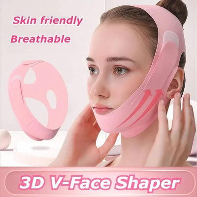 New Reusable Face Slimming Bandage Women V Line Face Shaper Chin Cheek Lift Up Belt Facial Massage Strap Skin Care Beauty Tools