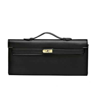 Elegant Classic Leather Handbag For Ladies - With Inner Compartments High Quality By Famous Designer Brand