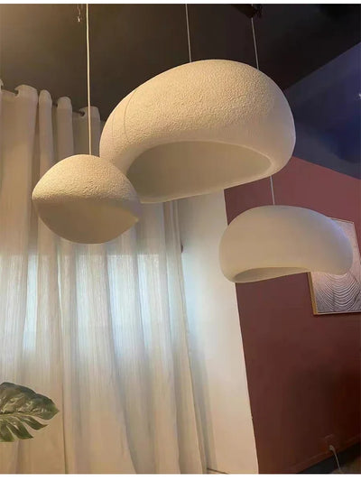Nordic Simple Living Room Bedroom Pendant Lights Home Decor Kitchen Island Chandeliers Dining Room White Round Lighting Fixtures