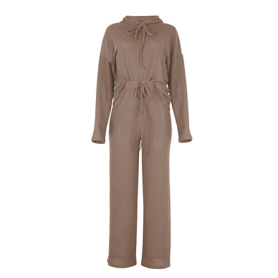2023 Autumn Casual Wear Women Lounge Tracksuit 2 Piece Set Loose Lounge Sets Ladies Hooded Sweat Suit Outfits Female