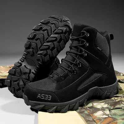 Outdoor Training Combat Boots Men Safety Comfortable Breathable Men's Ankle Boots Tactical Waterproof Climbing Boots Hiking Shoe