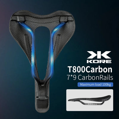 KORE Bicycle Saddles For Road Bikes Ultralight Carbon Fiber Cycling Accessories 7*9 Saddles Good Quality